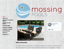 Tablet Screenshot of mossingpools.com